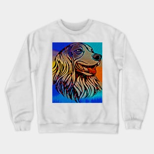 Colorful Cocker Spaniel Crewneck Sweatshirt